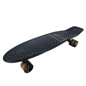 KRYPTONICS VINTAGE 1965 TORPEDO BLACK BLOCK GRID DESIGN PENNY CRUISER SKATEBOARD